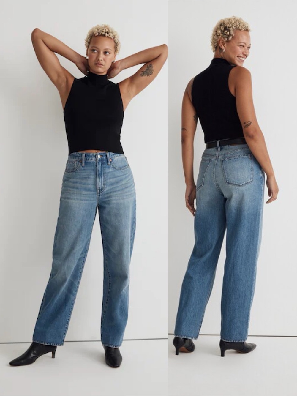 Madewell | Curvy Baggy Straight in Leticia Wash 28